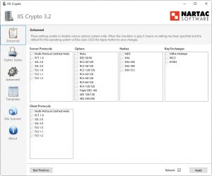 IIS Crypto(iis服务器安全管理工具)v3.2.16 gui官方版-华尔子博-奥夏网