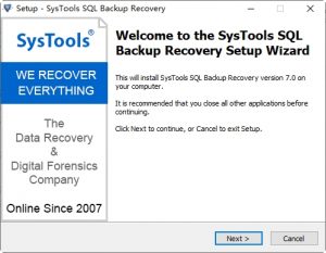 SQL数据库备份恢复工具SysTools SQL Backup Recovery v7.0.0.0 官方版-华尔子博-奥夏网