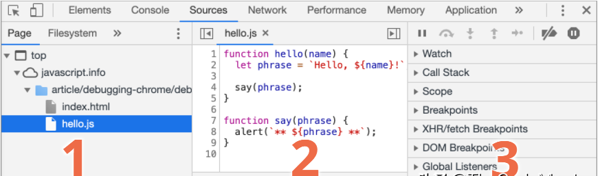 Javascript在Chrome浏览器中调试的七个步骤
