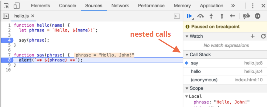Javascript在Chrome浏览器中调试的七个步骤