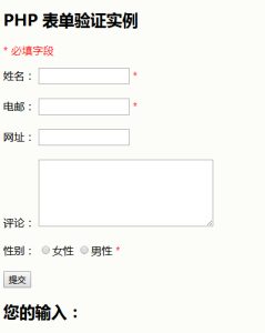 实例讲解PHP表单验证功能的现实方法-华尔子博-奥夏网
