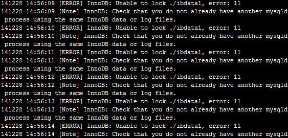 Mysql/MariaDB启动时处于进度条状态导致启动失败的原因及解决办法 Mysql/MariaDB启动时处于进度条状态导致启动失败的原因及解决办法