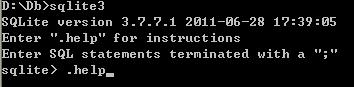SQLite 入门教程一 基本控制台(终端)命令 SQLite 入门教程一 基本控制台(终端)命令