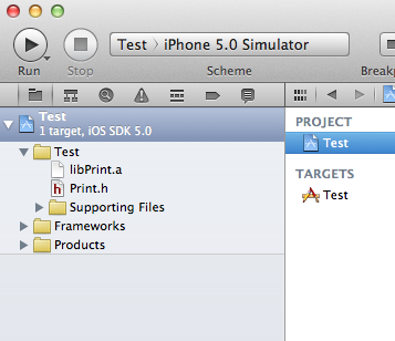 xcode 4 制作静态库图文详解 xcode 4 制作静态库图文详解