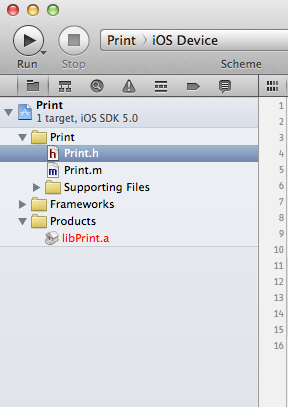 xcode 4 制作静态库图文详解 xcode 4 制作静态库图文详解