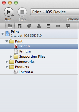 xcode 4 制作静态库图文详解 xcode 4 制作静态库图文详解