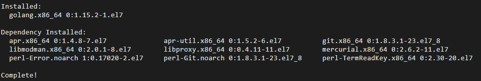 阿里云 CentOS 7.6 yum 安装 go(golang) 语言环境
