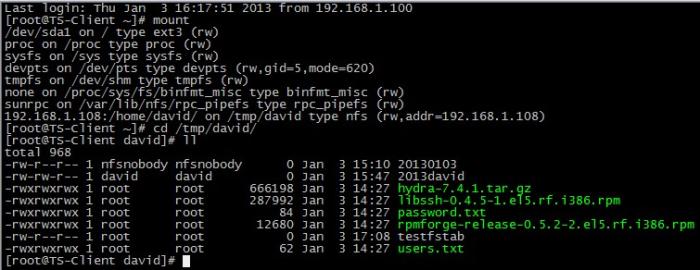 centos配置nfs服务详细步骤(centos开启nfs服务) centos配置nfs服务详细步骤(centos开启nfs服务)