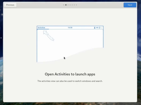 Fedora 33 Workstation的新功能 新的 GNOME Tour 应用