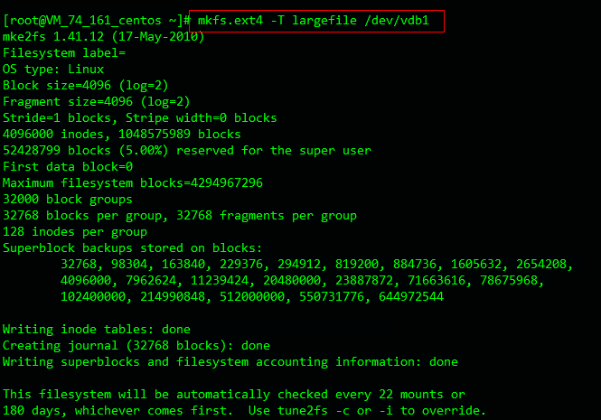 在腾讯云的Linux系统服务器上格式化和分区磁盘的教程 在腾讯云的Linux系统服务器上格式化和分区磁盘的教程