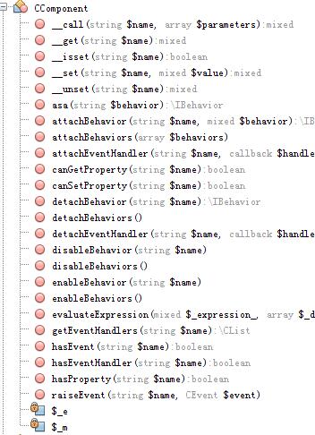 Yii框架组件和事件行为管理详解 Yii框架组件和事件行为管理详解