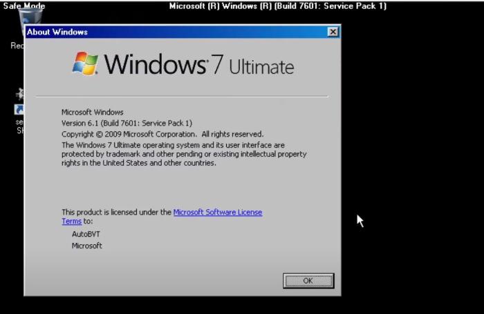 Windows 7上的极限操作:将已用内存控制在36MB Windows 7上的极限操作:将已用内存控制在36MB