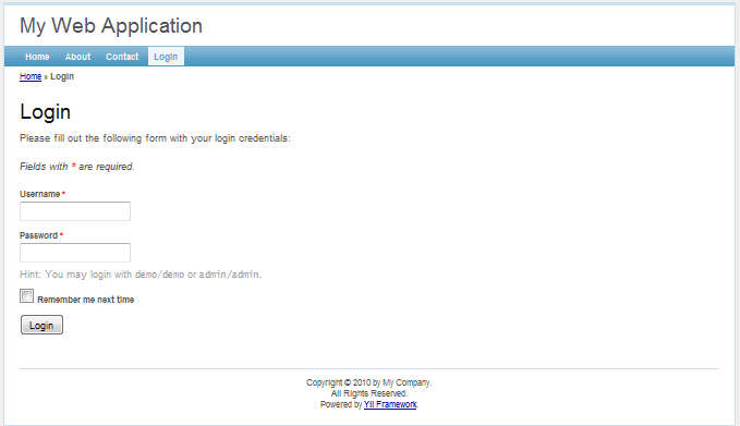 PHP的Yii框架入门使用教程插图(4) PHP的Yii框架入门使用教程