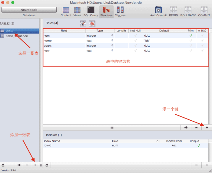 SQLite数据库常用语句及MAC上的SQLite可视化工具MeasSQLlite使用方法 SQLite数据库常用语句及MAC上的SQLite可视化工具MeasSQLlite使用方法