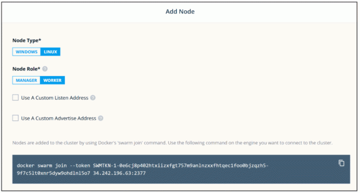 Docker UCP图形化操作界面