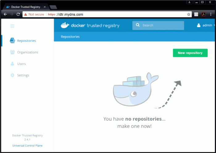 Docker镜像仓库本地化部署教程（DTR）