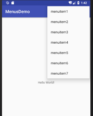 Android菜单：选项菜单+上下文菜单+子菜单